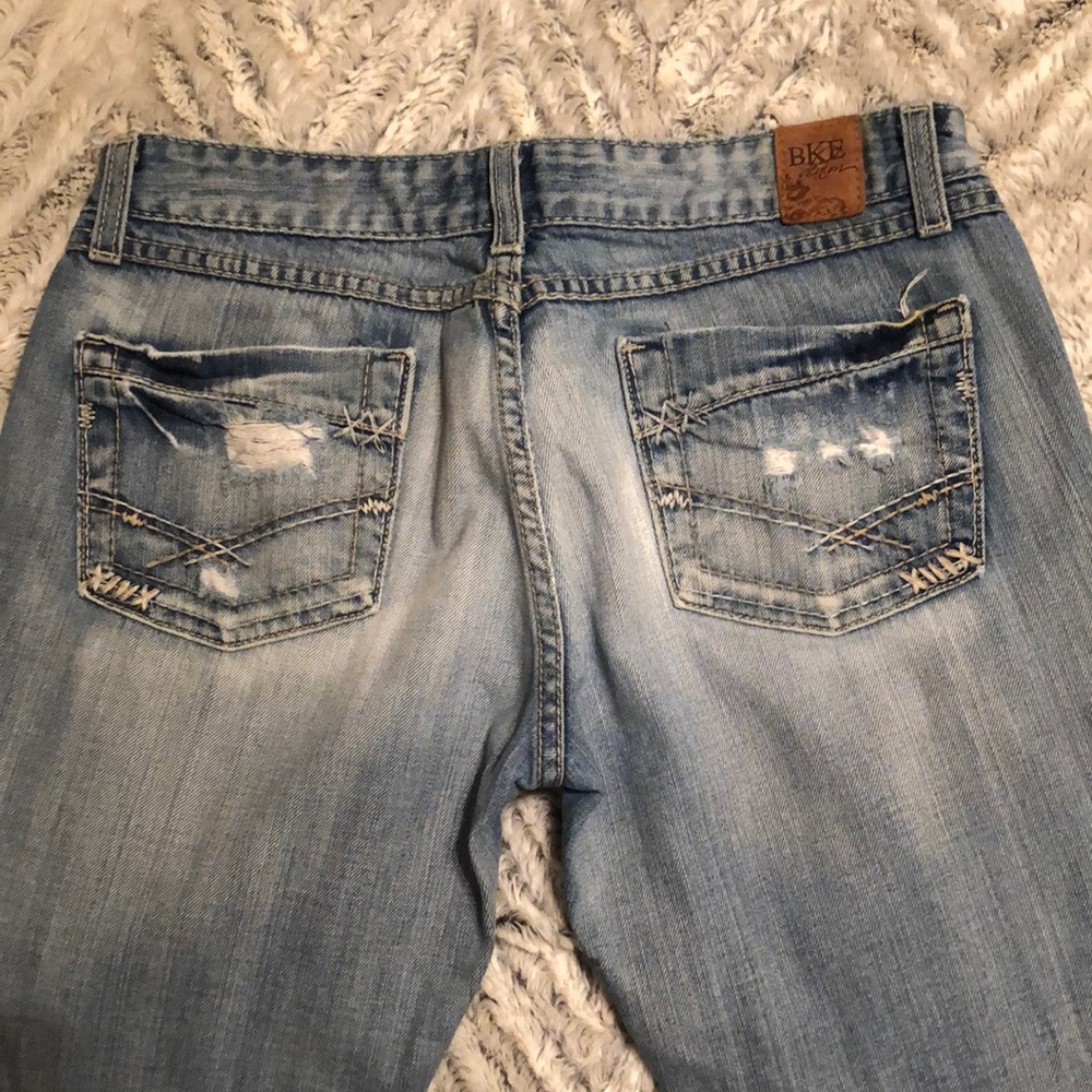 BKE Madison Destructed Bootcut Jean 29 x 31 1/2”
